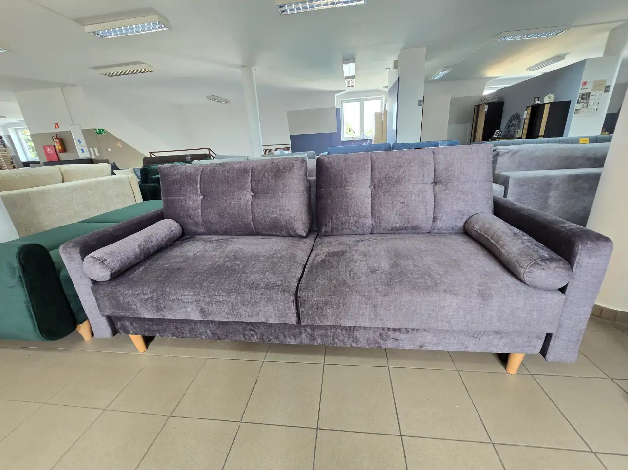 Black Red White Sofa TORENT kanapa 3 - osobowa z funkcją spania i pojemnikiem Black Red White Sofa TORENT kanapa 3 - osobowa z funkcją spania i pojemnikiem