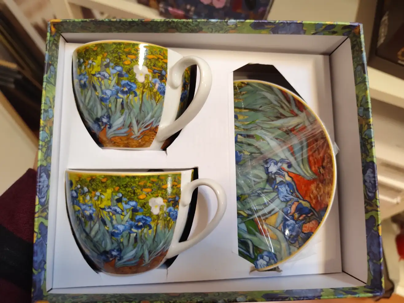 Zestaw 2 filiżanki ze spodkami komplet porcelana na kawę prezent 90 ml Zestaw 2 filiżanki ze spodkami komplet porcelana na kawę prezent 90 ml