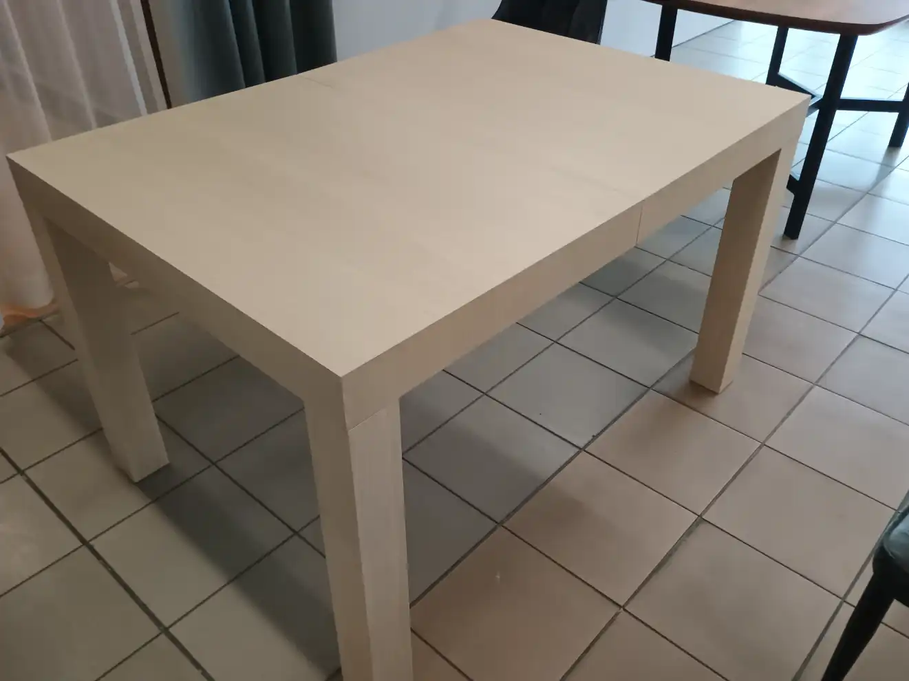 Stół Furnirest SZYMON prostokąt 125x90 dąb bielony