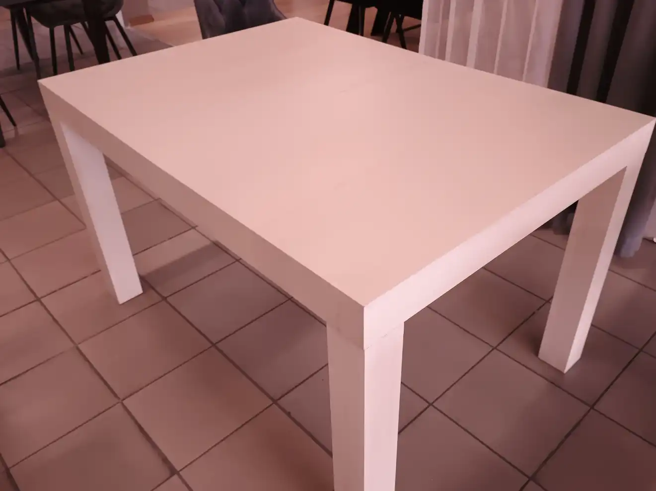 Stół Furnirest SZYMON prostokąt 125x90 dąb bielony
