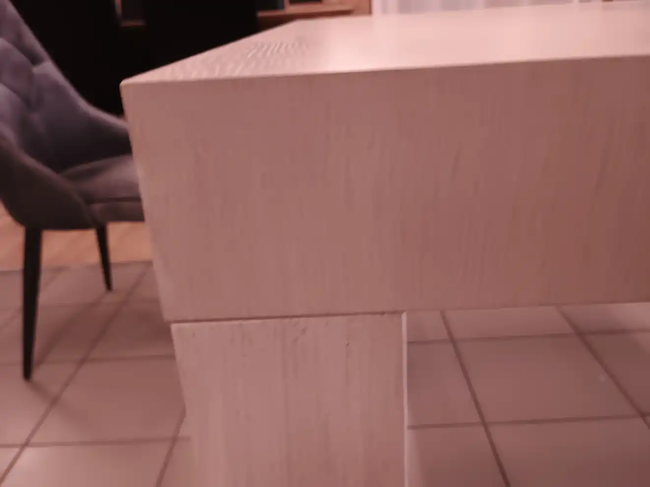Stół Furnirest SZYMON prostokąt 125x90 dąb bielony