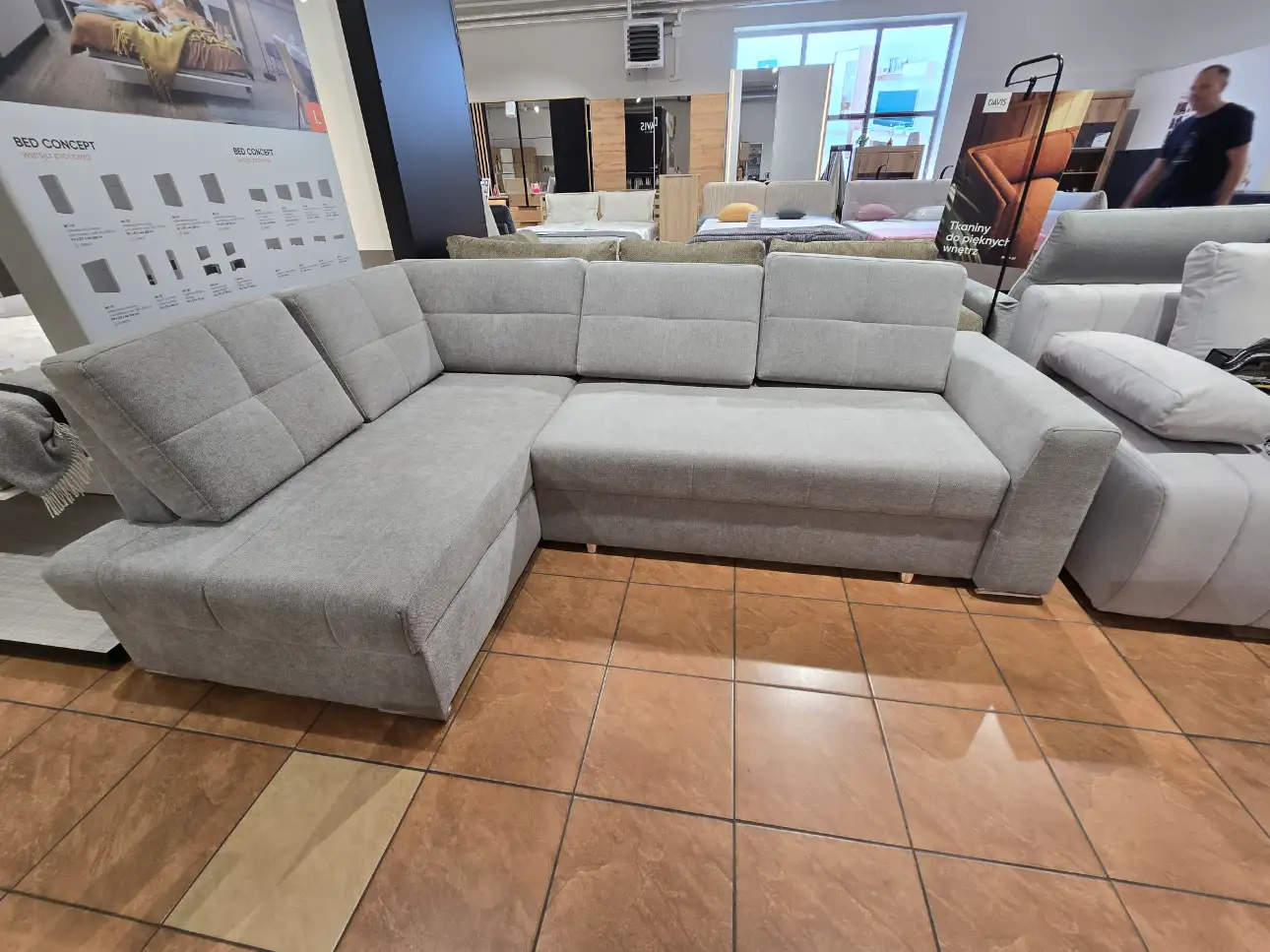 Meblar Narożnik STILO z funkcją spania 245 x 162 cm Meblar Narożnik STILO z funkcją spania 245 x 162 cm