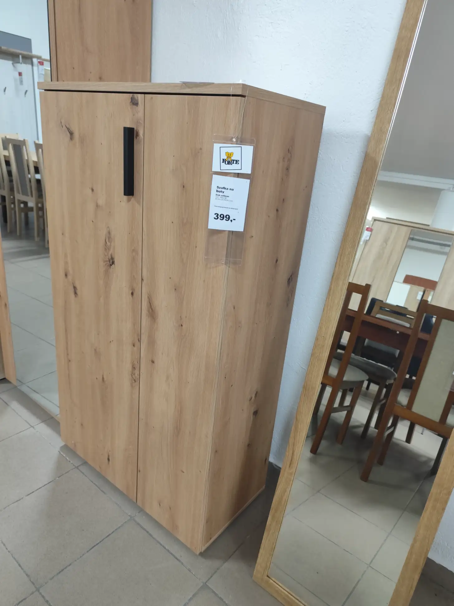 Forte Szafka na buty 70 cm NET106 Dąb Artisan Forte Szafka na buty 70 cm NET106 Dąb Artisan