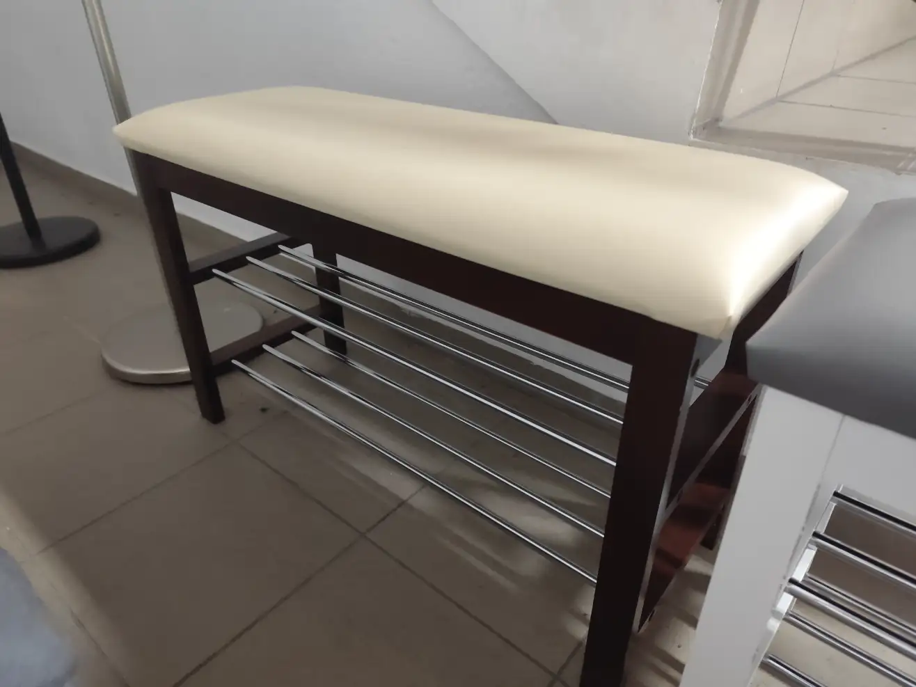 Halmar Stojak ST3 na buty ławka siedzisko tapicerowane Halmar Stojak ST3 na buty ławka siedzisko tapicerowane